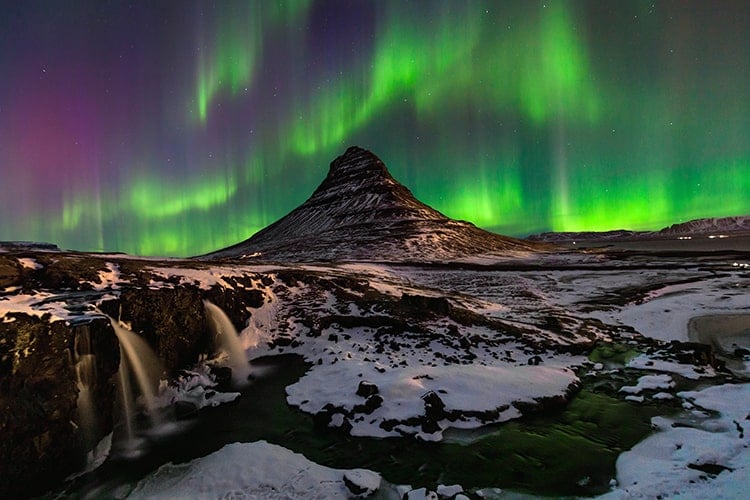 Kirkjufell Northern Lights Iceland
